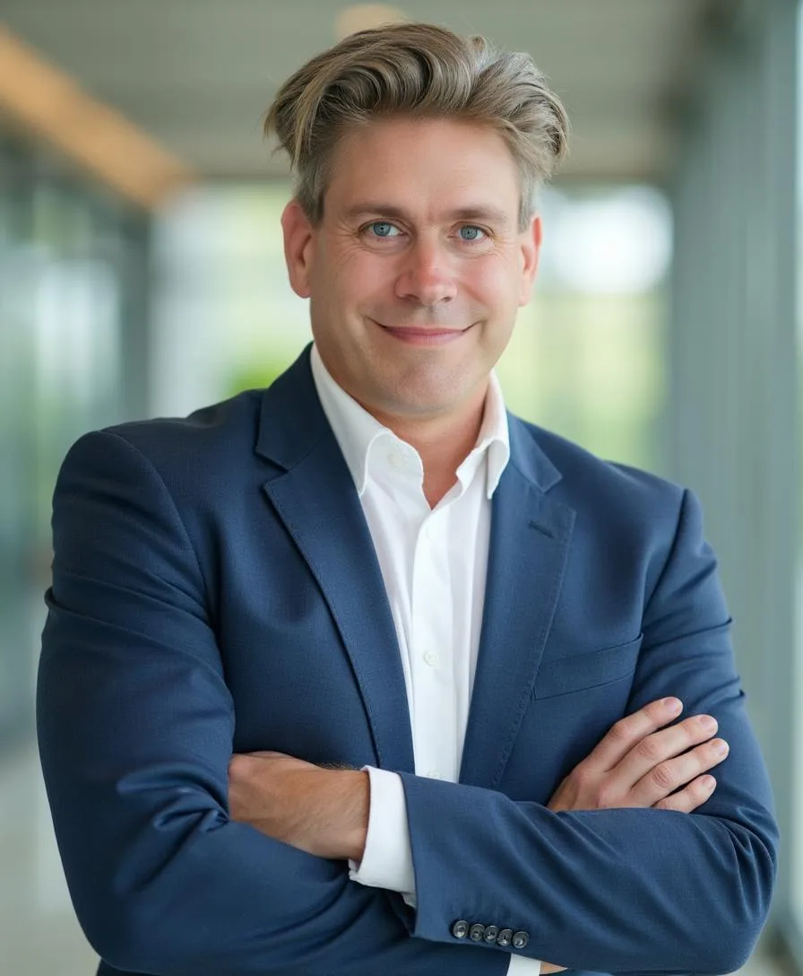 Leif Becker, AI leadership keynote speaker and co-founder of AIMM Alliance